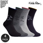 키스해링 남성 넥컬러 장목양말 4P SET