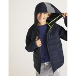 테디 라인드 애노락(Hb0798C) / Teddy-Lined Anorak - Emerald Night Dinosaurs