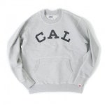 에이랜드 [OUTSTANDING] CAL UNIV SWEAT SHIRT[MELANGE GRAY]