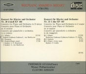 알라딘: [중고] Mozart : Klavierkonzerte - NR. 20 & 21 (일본반) [중고] Mozart : Klavierkonzerte - NR. 20 & 21 (일본반)