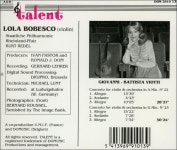 알라딘: [중고] Viotti : Violinconcertos Nr 22 & 23 - Lola Bobescu (Belgium발매) [중고]  Viotti : Violinconcertos Nr 22 & 23... 