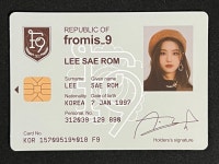 [중고] 프로미스나인 - 싱글 2집 9 WAY TICKET 아이디 카드 : 알라딘