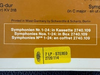 알라딘: [중고] [LP] 칼 뵘 - Karl Bohm - Mozart Die Grossen Symhonien Nr.25-41 7Lps [미개봉] [독일반] [중고] [LP] 칼 뵘 - Karl... 