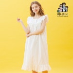 500023 여자 반팔 잠옷 면 여름 원피스잠옷 홈웨어 파자마 원피스-바보사랑 바보사랑 디자인쇼핑몰