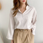 소프트 모던 차이나 카라 블라우스(bl614)-바보사랑 바보사랑 디자인쇼핑몰