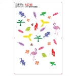 꾸밈인스스티커_열대우림동물들-바보사랑 바보사랑 디자인쇼핑몰