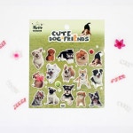 큐티 독 프렌즈 스티커_DA5440-바보사랑 바보사랑 디자인쇼핑몰