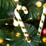 트리장식 캔디 지팡이 (6개입) 골드-바보사랑 바보사랑 디자인쇼핑몰