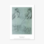 명화포스터 - Two Dancers - 에드가 드가 079-바보사랑 바보사랑 디자인쇼핑몰