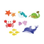 스텐실도안 ST-177.바다친구들-바보사랑 바보사랑 디자인쇼핑몰