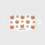 Dot cherry bear-white(buds hard case)-바보사랑 바보사랑 디자인쇼핑몰