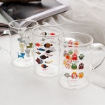 DS-740스칸디아 애니멀 패밀리 유리 머그컵 2P세트-바보사랑 바보사랑 디자인쇼핑몰