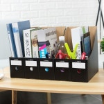 DS-G1026 DIY 페이퍼 파일박스 책꽂이 5p세트(블랙)-바보사랑 바보사랑 디자인쇼핑몰