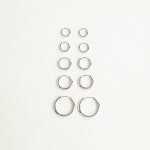 OST 베이직 심플링 실버 귀걸이 OTE120B13NSS- 이랜드몰