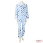 엔터식스몰 - 패션&라이프스타일몰 80수주자도트프린트7부파자마세트(남) BLU