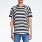 엔터식스몰 - 패션&라이프스타일몰 19SS 스트라이프 반팔티셔츠.