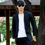 트렌드 라이프 쇼핑 G9 G9 - 빅사이즈 남자 니트 롱 가디건 46 R2 사카리바 숄 포켓