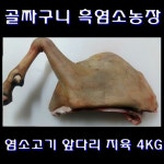 G9 | 골짜구니농장 국산 흑염소고기 앞다리 지육 4kg