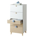 G9 | 한샘 모모로 서랍장 5단 600 원목다리형