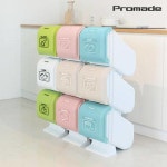 트렌드 라이프 쇼핑 G9 G9 - (핫트랙스) N블루 - [프로메이드]원터치 다용도 분리수거함 3단