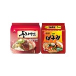 G9 | 농심 너구리 2팩 + 둥지 비빔냉면 2팩 총18입