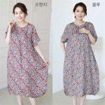 G9 | 쉬즈마담  (현대Hmall)하프클럽/쉬즈마담H8339오볼플라워인견항아리홈드레스/엄마옷