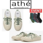  바네사브루노 아떼  리앙뜨 그린로고프린트양가죽스니커즈뮬VKSO1... 아떼  리앙뜨 그린로고프린트양가죽스니커즈뮬VKSO1E201E1 < 샌들... 