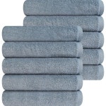 트렌드 라이프 쇼핑 G9 G9 - 호텔수건 라이트무지40 - 하늘 10장 (130g)