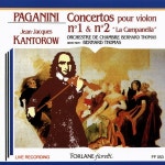 Paganini : Violin Concertos Nos. 1 & 2 (파가니니 : 바이올린 협주곡 1번 & 2번) / Orchestre Bernard Thomas - genie