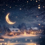snowy winter night / 메리 문곡 - genie