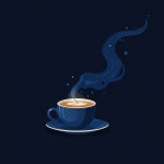 夜晚放鬆時刻 / 睡眠咖啡貓 - genie