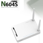 아이폰,갤럭시,스마튼폰 WiFi지원ipTIME N604S 11n(300Mbps) 4LAN 포트 유무선공유기 / 4dbi, 2ANT / 크레들제공 - GS SHOP [GS SHOP]... 