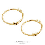14K 1.3cm 민자원터치링 귀걸이 H1515/다용도활용아이템 - GS SHOP [GS SHOP] 14K 1.3cm 민자원터치링 귀걸이 H1515/다용도활용아이템