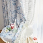 [풀세트/슈퍼특대형]22S/S 블리스하우 블라썸 암막커튼+포인트커튼... [풀세트/슈퍼특대형]22S/S 블리스하우 블라썸 암막커튼+포인트커튼+커튼봉... 