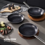 킴스쿡 메이크업프라이팬 세트(프라이팬26cm 2EA, 궁중팬 26cm 1EA, 유리뚜껑1EA) | 홈쇼핑모아 [홈&쇼핑] 킴스쿡 메이크업프라이팬... 