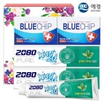항균 블루칩비누2P 베이킹소다치약90g2P(4종)