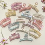 제이로렌 마블 오로라 핑크블루 헤어 딱핀 H0808 - NEW ME HOTTRACKS 제이로렌 마블 오로라 핑크블루 헤어 딱핀 H0808