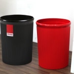 데니베어 사무용 가정용 사각 휴지통 4L - NEW ME HOTTRACKS 데니베어 사무용 가정용 사각 휴지통 4L