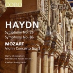 SYMPHONY NO.26, 86 & VIOLIN CONCERTO NO.3/ AISSLINN NOSKY, HARRY CHRISTOPHERS [하이든: 교향곡 26, 86번 & 모차르트: 바이올린 협주곡 3번... 