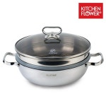 롯데마트몰 - 키친플라워 플래티나 누보 3중 찜냄비26인덕션NY-2588 상세정보 키친플라워 플래티나 누보 3중 찜냄비26인덕션NY-2588