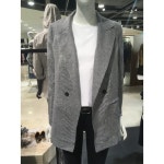 (N182MSF013)[리오더] 상세정보 [AK PLAZA][나이스클랍] 뒷트임포인트 일자핏 잔체크 마자켓 (N182MSF013)[리오더]