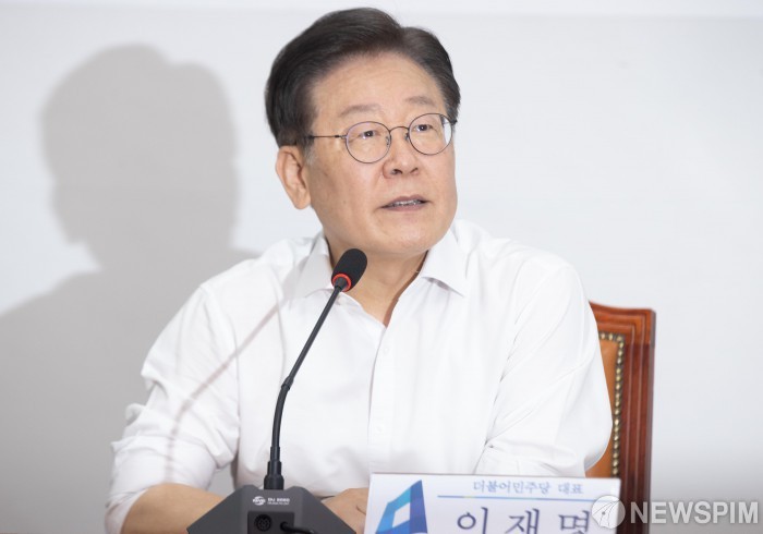 이재명, 레이스 막판 90%대 득표 유력…윤석열 정권 강력 비판