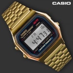 카시오(CASIO) 스퀘어 빈티지 금장 전자 시계 A159WGEA-1 - 70,000원 | 무신사 스토어