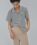 살롱드서울(SALON DE SEOUL) MAN STRIPE OPEN SHIRT (WHITE) - 62,400원 | 무신사 스토어