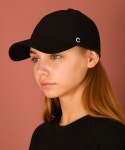 스테디콤마(STEADY COMMA) [UNISEX]C logo buckle cap(black) - 18,700원 | 무신사 스토어