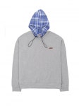로이터(LOITER) Check Hoodie Long Sleeve (BLUE) - 68,000원 | 무신사 스토어
