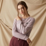 올핏스튜디오(ALLFIT STUDIO) 시그니처 롱슬리브티셔츠_purple - 35,000원 | 무신사 스토어