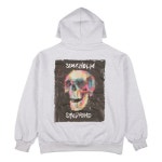 스톡홀름 신드롬(STOCKHOLM SYNDROME) BRUSHED SKULL PRINTED HOODIE-LIGHTGREY - 44,800원 | 무신사 스토어