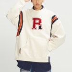 로맨틱크라운(ROMANTIC CROWN) Big Logo Sweatshirt_Oatmeal - 72,000원 | 무신사 스토어