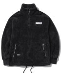 그루브라임(GROOVE RHYME) HIGH NECK FUR FLEECE HALF ZIP-UP (BLACK) [GNZ002G43BK] - 39,000원 | 무신사 스토어